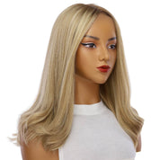 19" Nicole Silk Top Wig Ash Blonde
