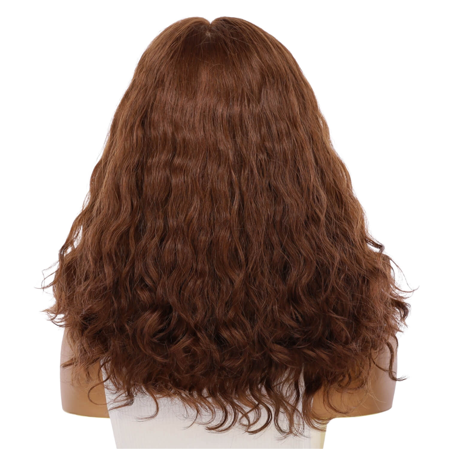 19" Nicole Silk Top Wig Auburn Wavy