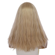 19" Nicole Silk Top Wig Beige Blonde w/ No Rooting Wavy