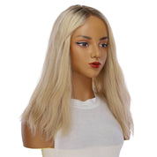 19" Nicole Silk Top Wig Beige Blonde Wavy