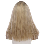 19" Nicole Silk Top Wig Beige Blonde Wavy