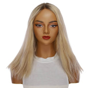 19" Nicole Silk Top Wig Beige Blonde Wavy