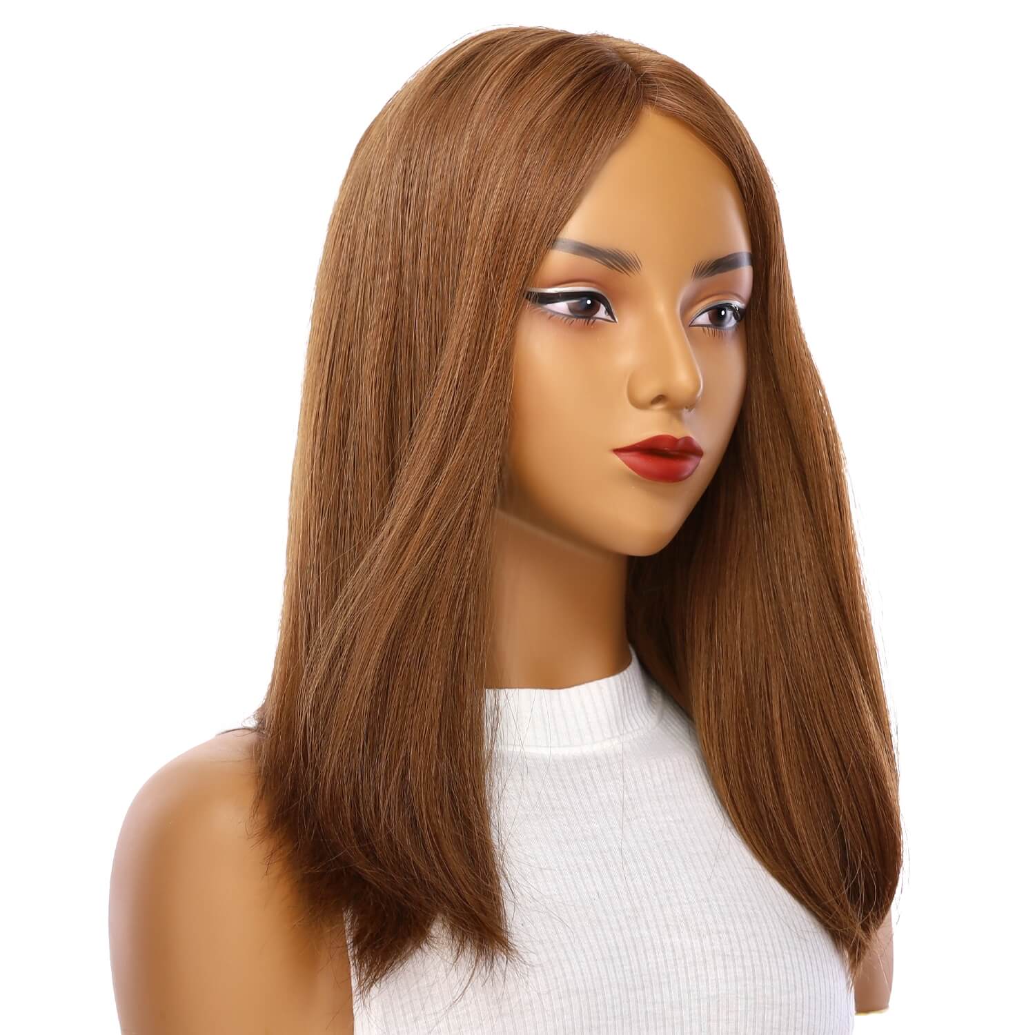 19" Nicole Silk Top Wig Copper