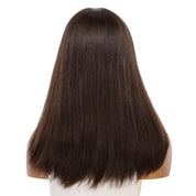 19" Nicole Silk Top Wig Dark Brown