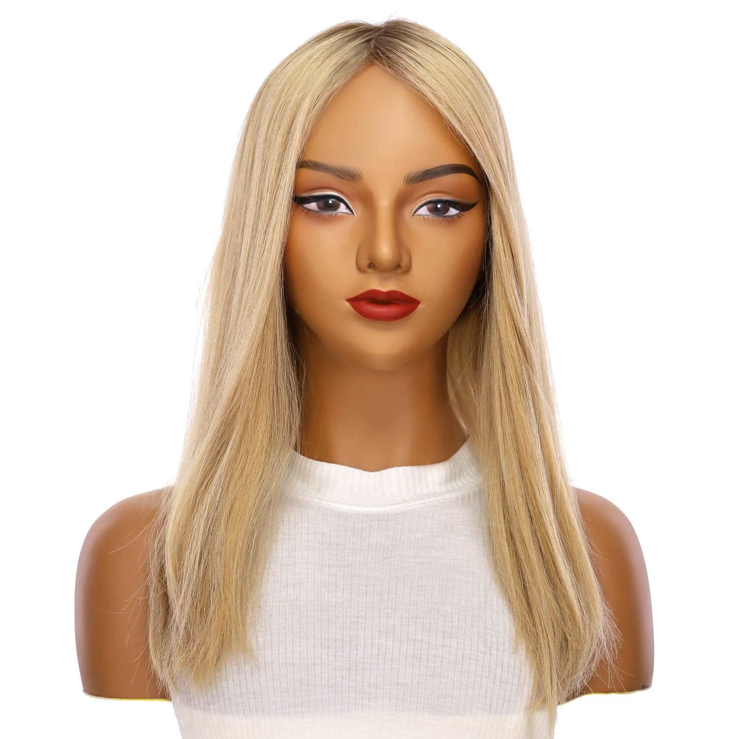 19" Nicole Silk Top Wig Golden Blonde