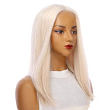 19" Nicole Silk Top Wig Ice Blonde