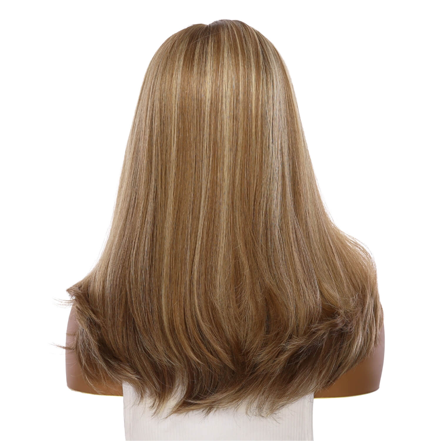 19" Nicole Silk Top Wig Medium Blonde