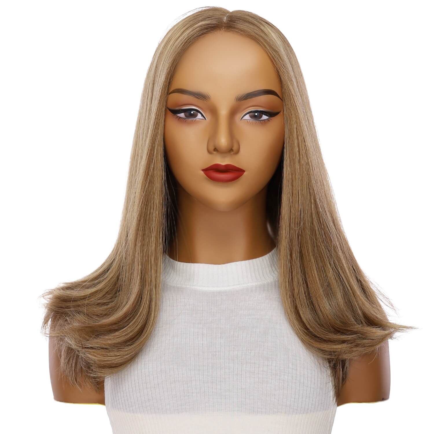 19" Nicole Silk Top Wig Medium Blonde