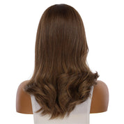 19" Nicole Silk Top Wig Medium Brown Babylight