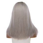 19" Nicole Silk Top Wig Silver Smoke
