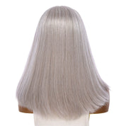 19" Nicole Silk Top Wig Snow Grey
