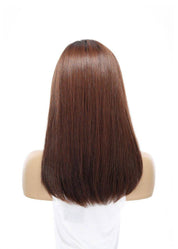 19" Nicole Silk Top Wig Auburn w/ Rooting