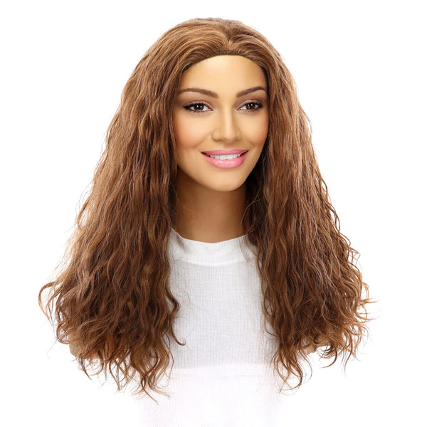 20" 3/4 Bandfall Wig Strawberry Blonde Wavy