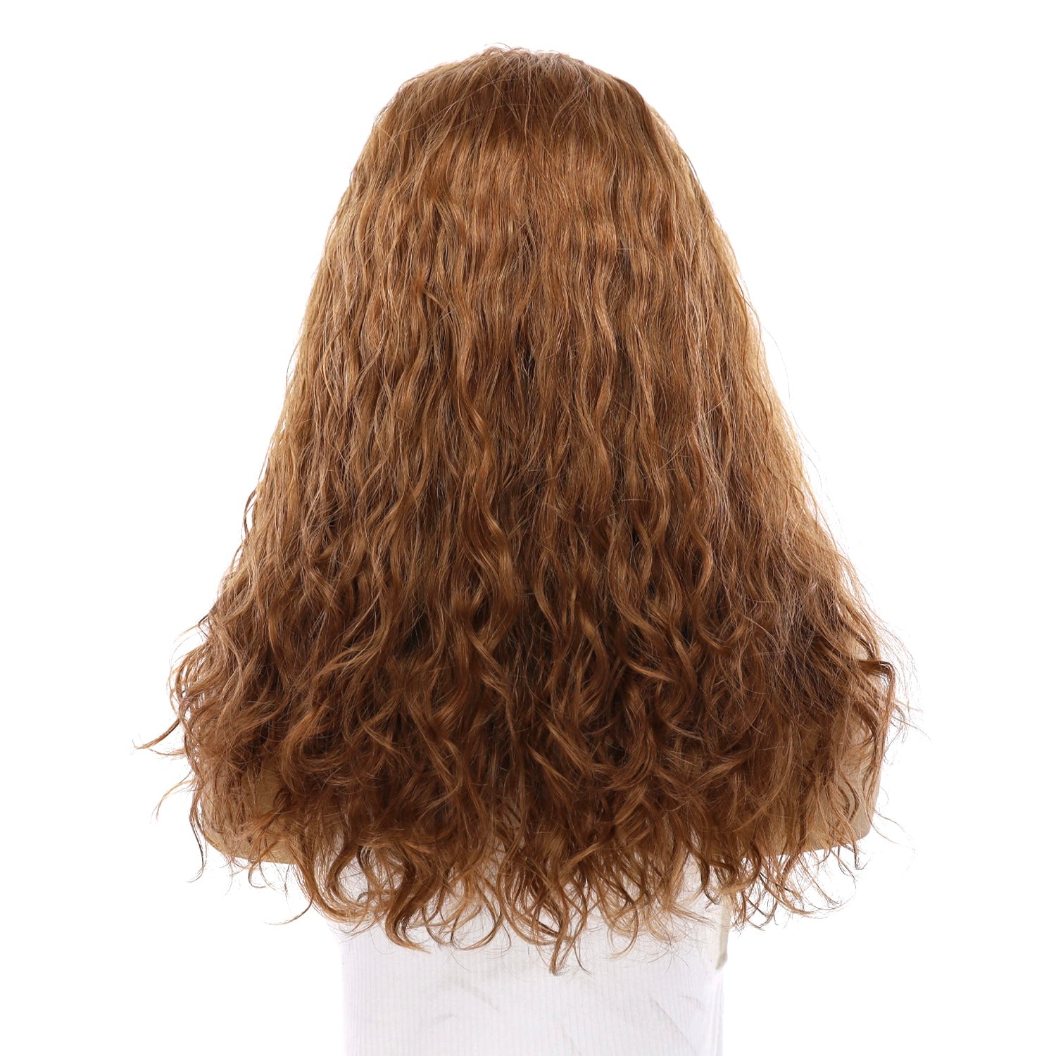 20" 3/4 Bandfall Wig Strawberry Blonde Wavy