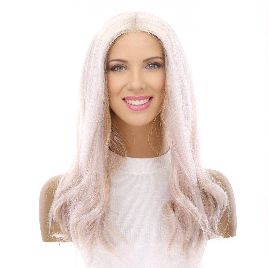 20" Divine Lace Top Wig Ice Blonde