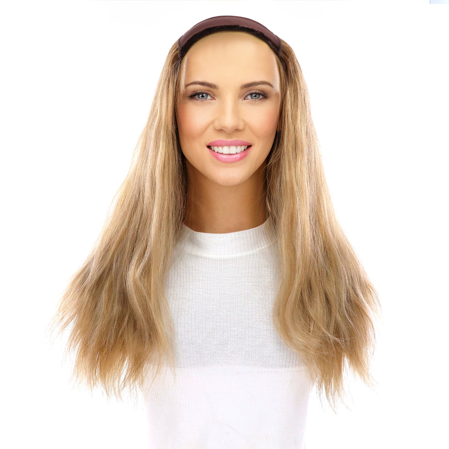 20" HatFall Wig Ash Blonde Wavy