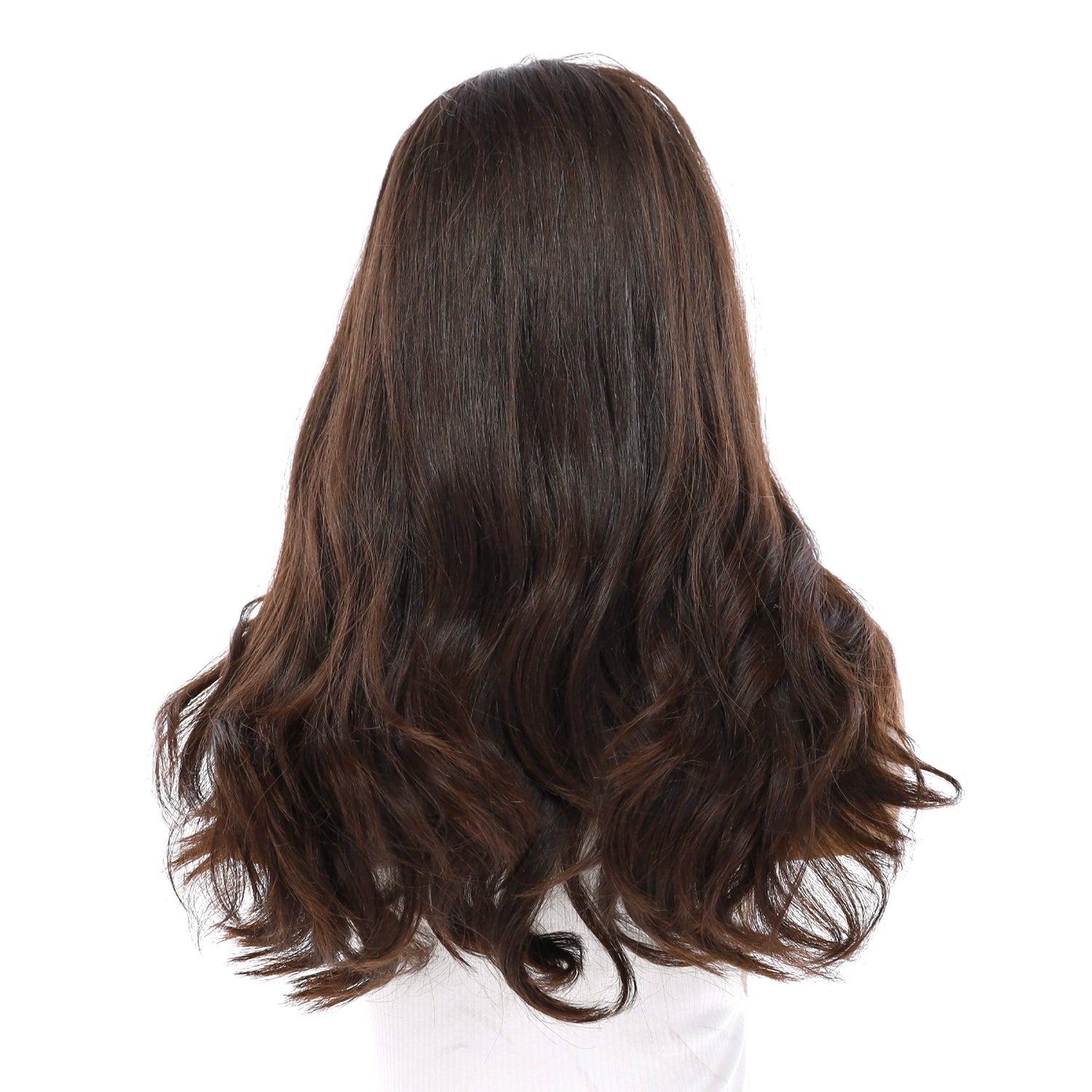 20" Secret Lace Top Wig #4 Dark Brown