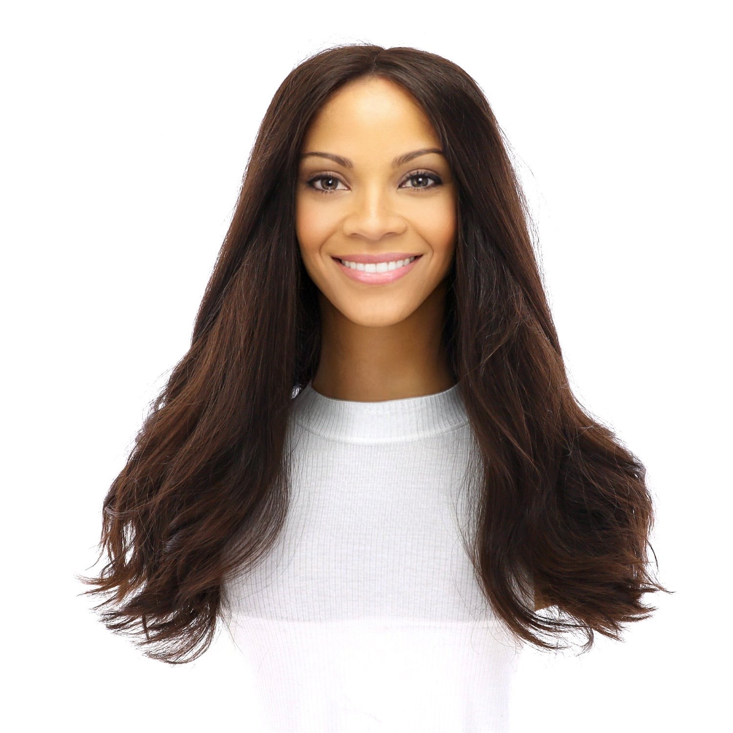 20" Secret Lace Top Wig #4 Dark Brown