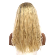 20" 3/4 Bandfall Wig Beige Blonde Wavy
