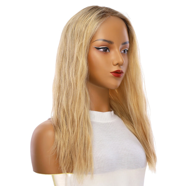 20" Divine Lace Top Topper Golden Blonde Wavy