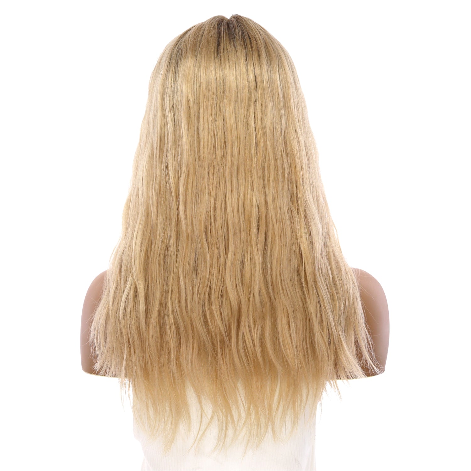 20" Divine Lace Top Topper Golden Blonde Wavy
