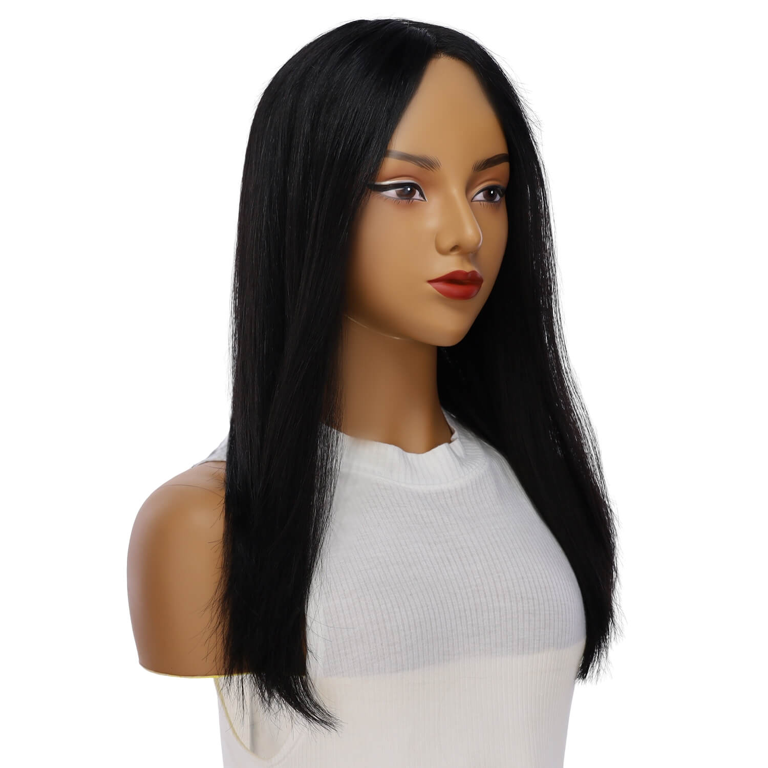 20" Divine Lace Top Topper Jet Black