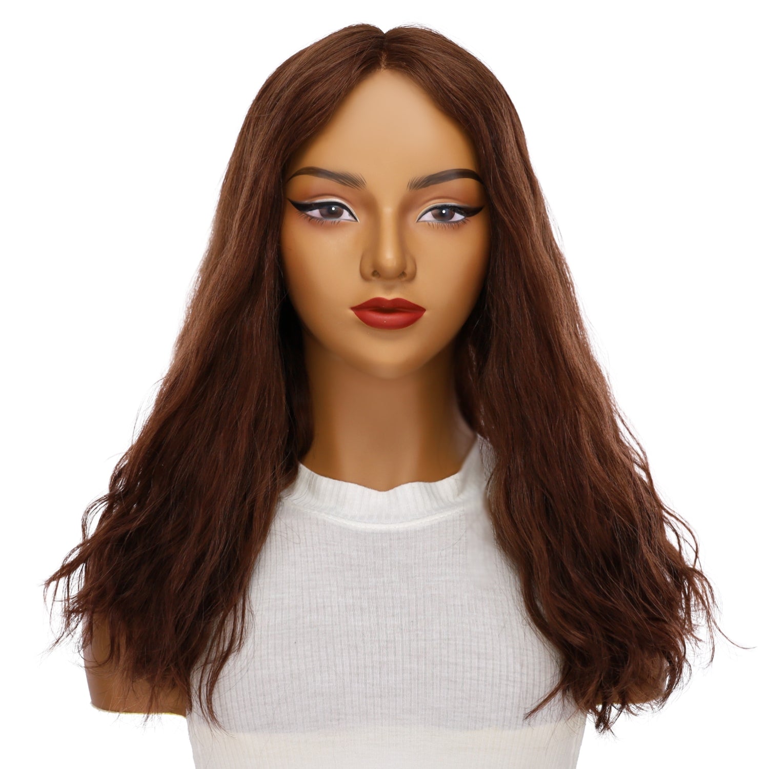 20" Divine Lace Top Wig Auburn Wavy
