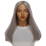 20" Divine Lace Top Wig Champagne Grey