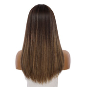 20" Divine Lace Top Wig Dark Brown Balayage