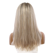 20" Divine Lace Top Wig Icy Blonde w/ Lowlights Wavy