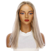 20" Divine Lace Top Wig Icy Blonde w/ Lowlights Wavy