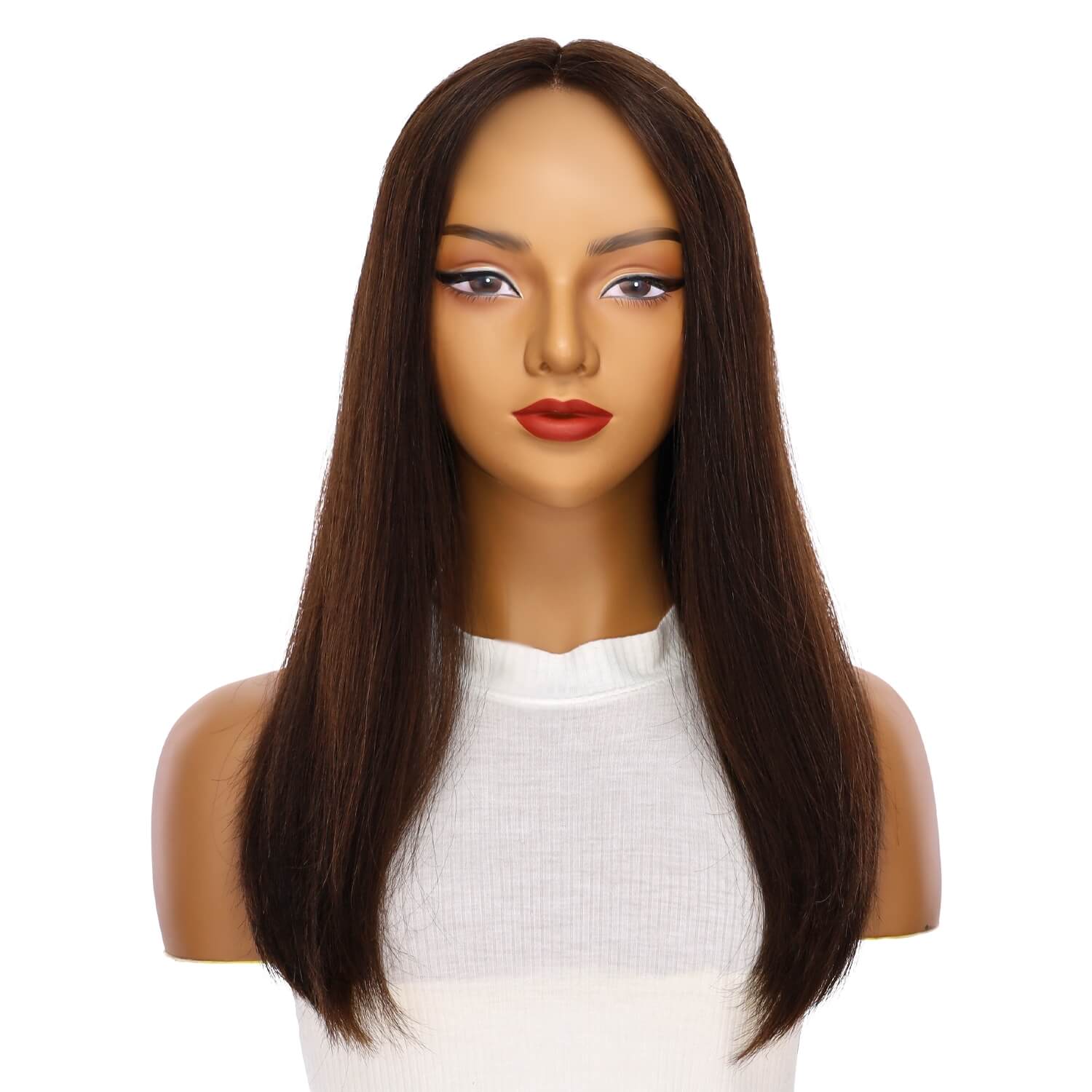 20" Divine Lace Top Wig Dark Brown