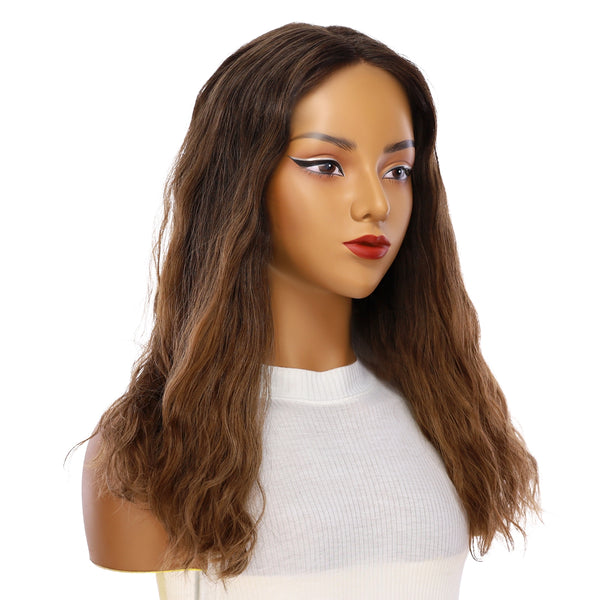 20" Divine Lace Top Wig Dark Brown Ombre Wavy