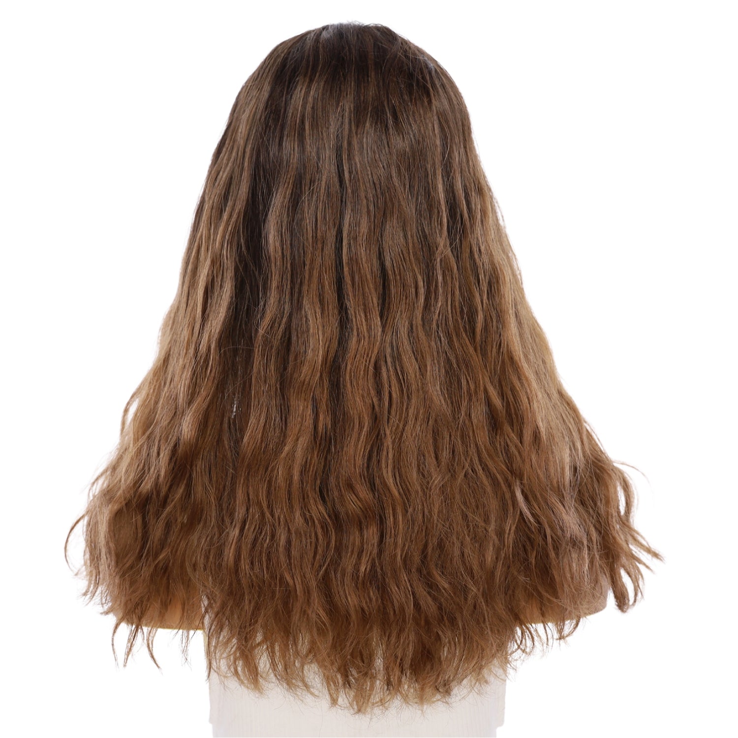 20" Divine Lace Top Wig Dark Brown Ombre Wavy