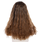20" Divine Lace Top Wig Dark Brown Ombre Wavy