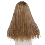 20" Divine Lace Top Wig Medium Blonde w/ Highlights Wavy