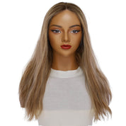 20" Divine Lace Top Wig Medium Blonde w/ Highlights Wavy