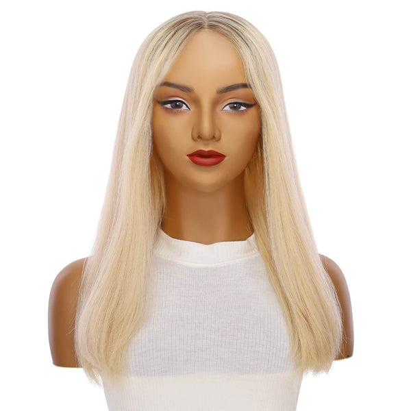 20" Divine Lace Top Wig Warm Platinum Blonde