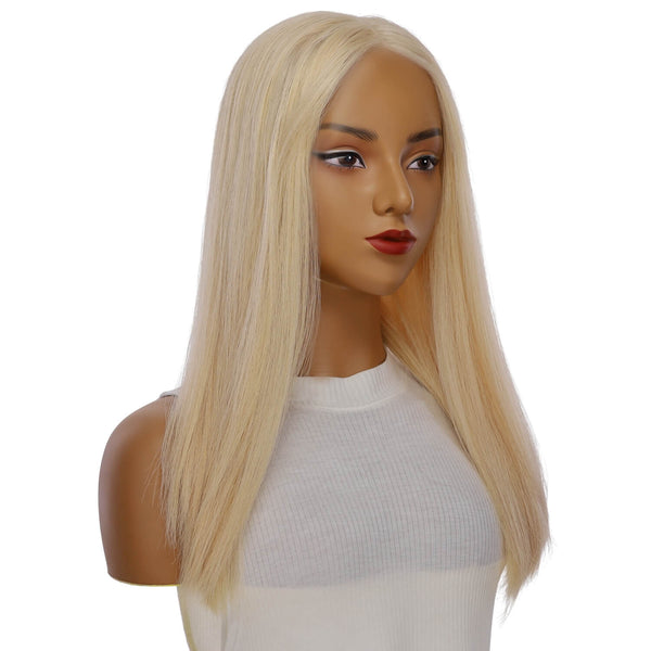 20" Divine Lace Top Wig Warm Platinum Blonde w/ No Rooting