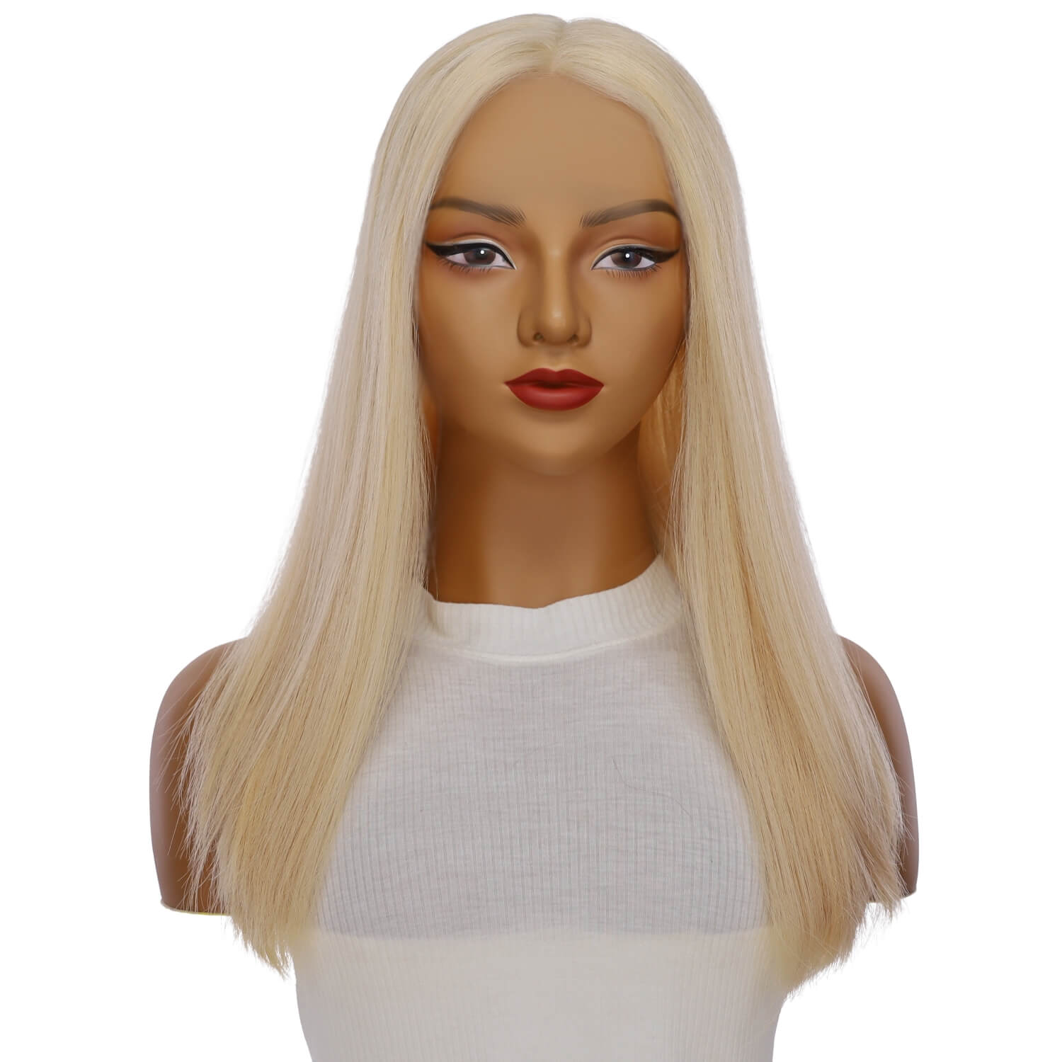 20" Divine Lace Top Wig Warm Platinum Blonde w/ No Rooting