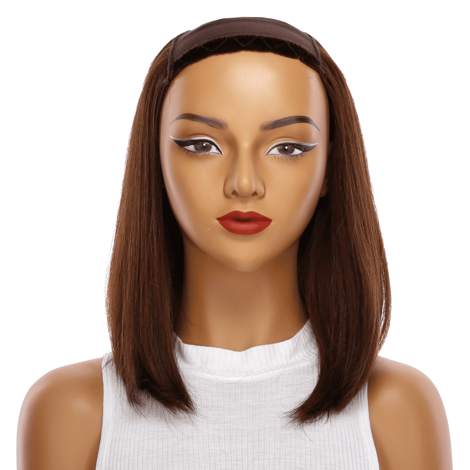 16" HatFall Wig Auburn