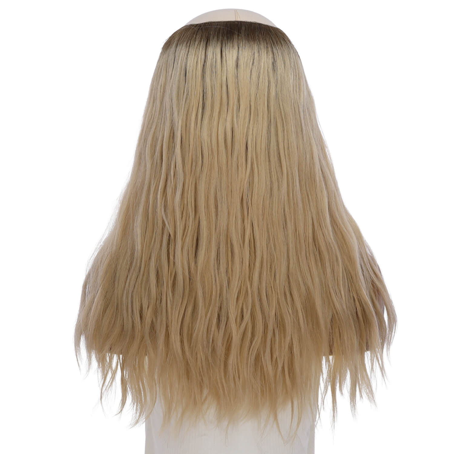 20" HatFall Wig Beige Blonde Wavy