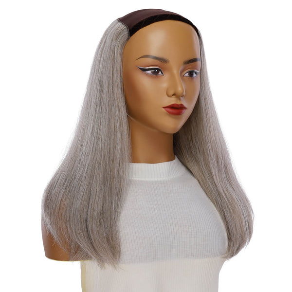 20" HatFall Wig Champagne Grey