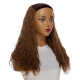 20" HatFall Wig Copper Wavy