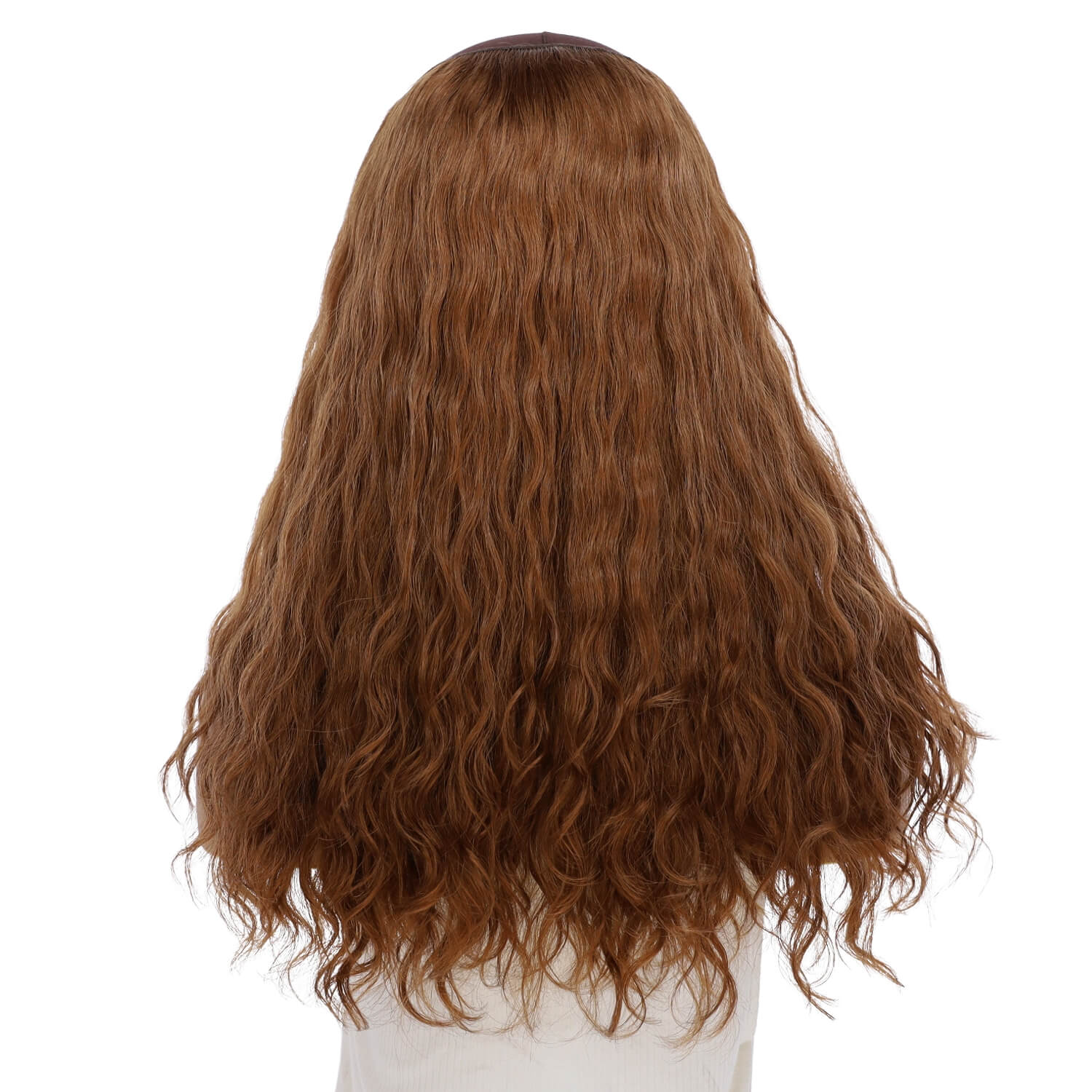 20" HatFall Wig Copper Wavy