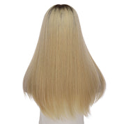 20" Onyx Silk Top Topper Warm Platinum Blonde