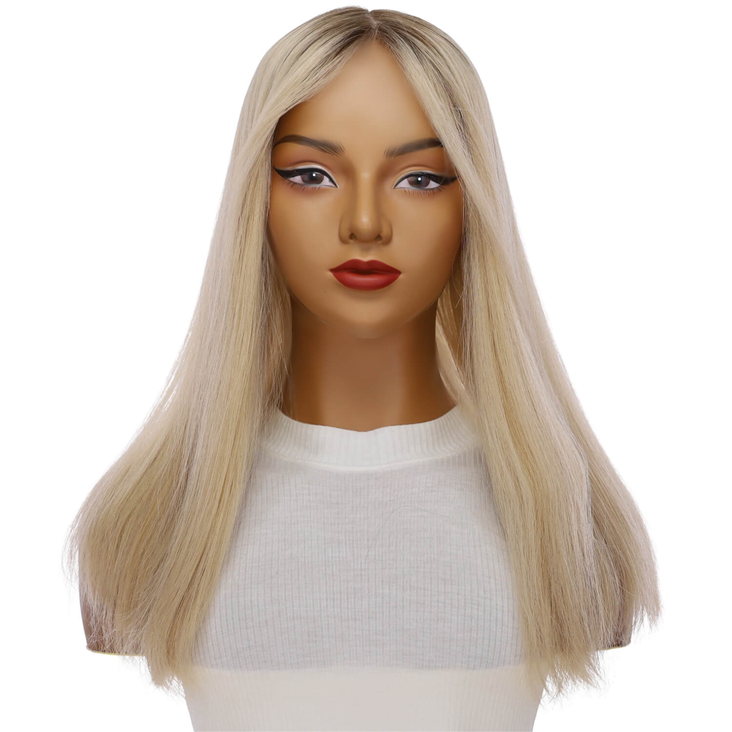 20" Princess Silk Top Wig Beige Blonde