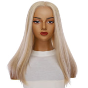 20" Princess Silk Top Wig Beige Blonde w/ No Rooting