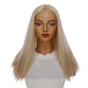 20" Princess Silk Top Wig Beige Blonde w/ No Rooting Wavy