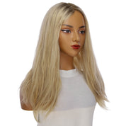 20" Princess Silk Top Wig Beige Blonde Wavy